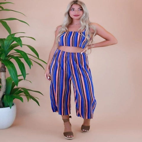 Boobtube top and trouser set