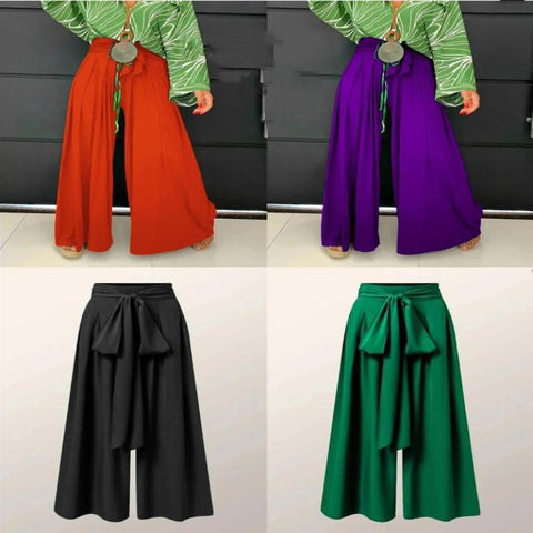 Silky loose trouser